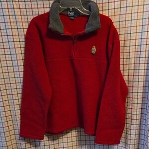 Polo Bear Fleece Pullover L